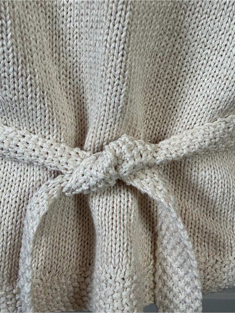 Vintage 90s Ralph Lauren Hand Knit Vest Linen Cotton PS Embroidered Cottagecore - Picture 11 of 13